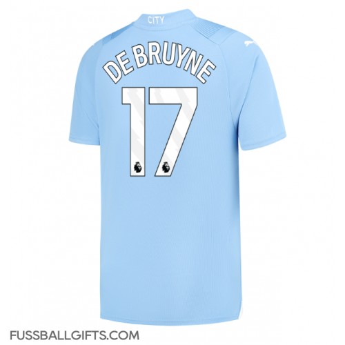Manchester City Kevin De Bruyne #17 Fußballbekleidung Heimtrikot 2023-24 Kurzarm